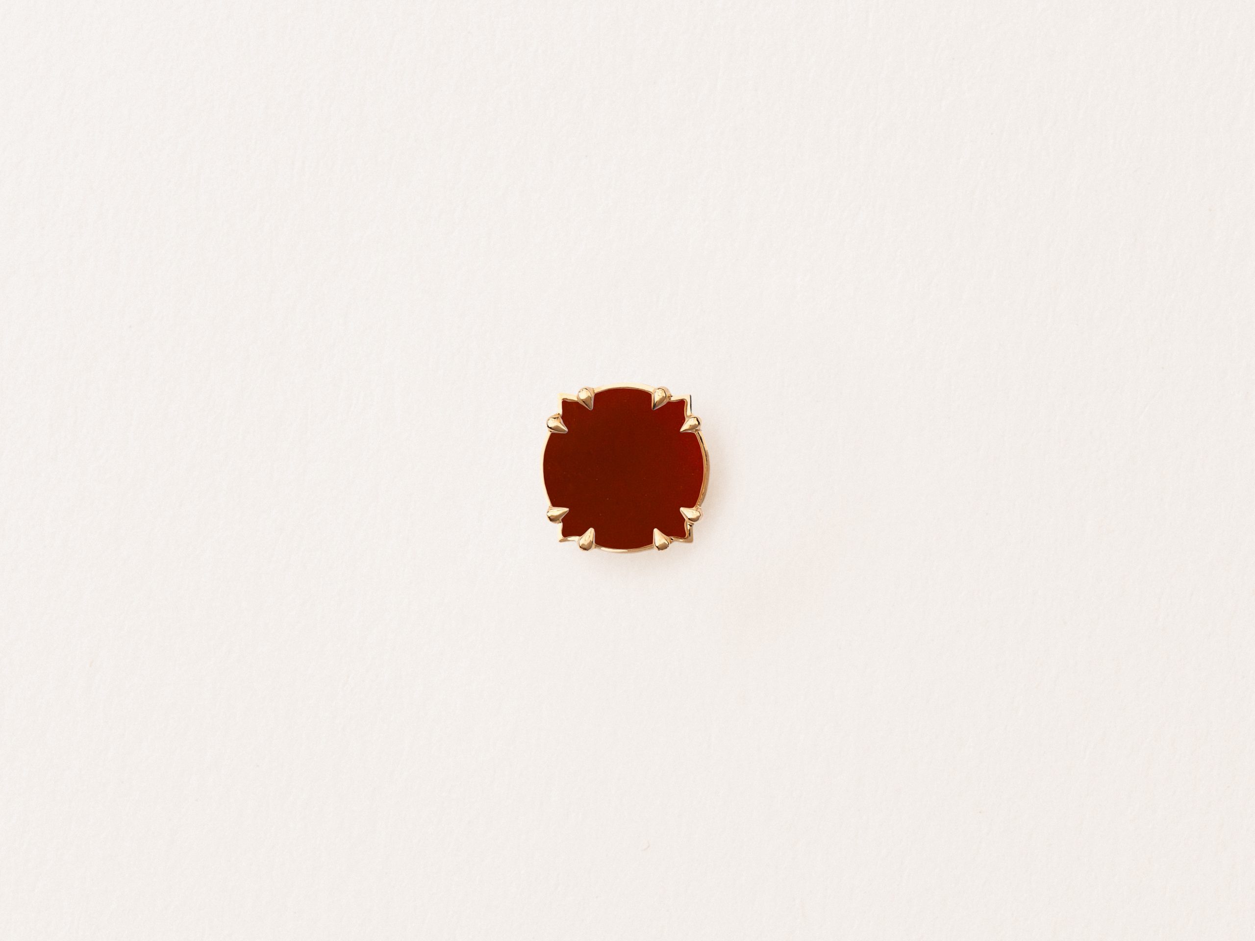 Boucle d'oreille Cornaline